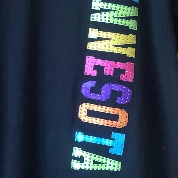 MINNESOTA Jeweled L.A.T. bling graphic tee size XL - Picture 4 of 8